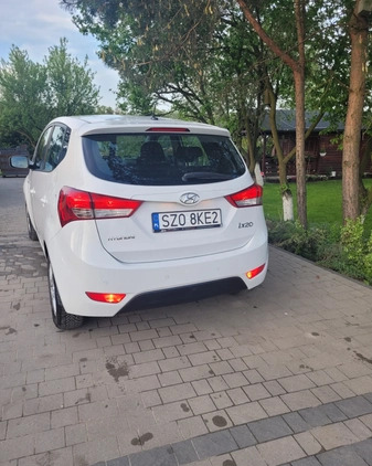 Hyundai ix20 cena 26900 przebieg: 136246, rok produkcji 2011 z Sieniawa małe 436